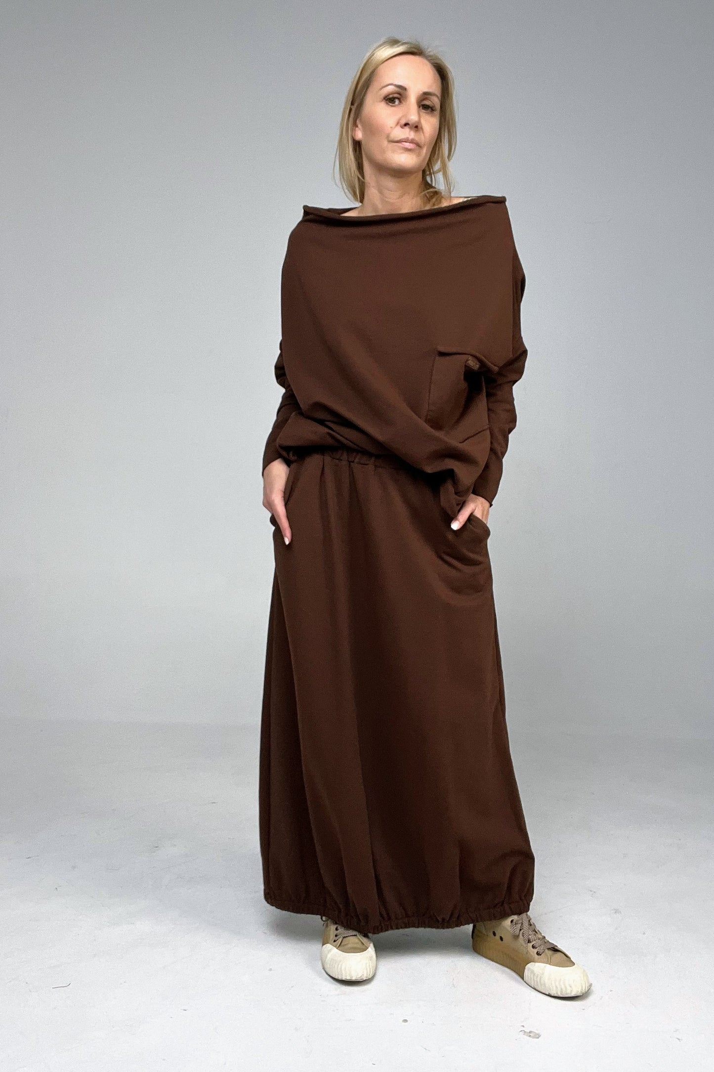 Bluzka oversize Brown