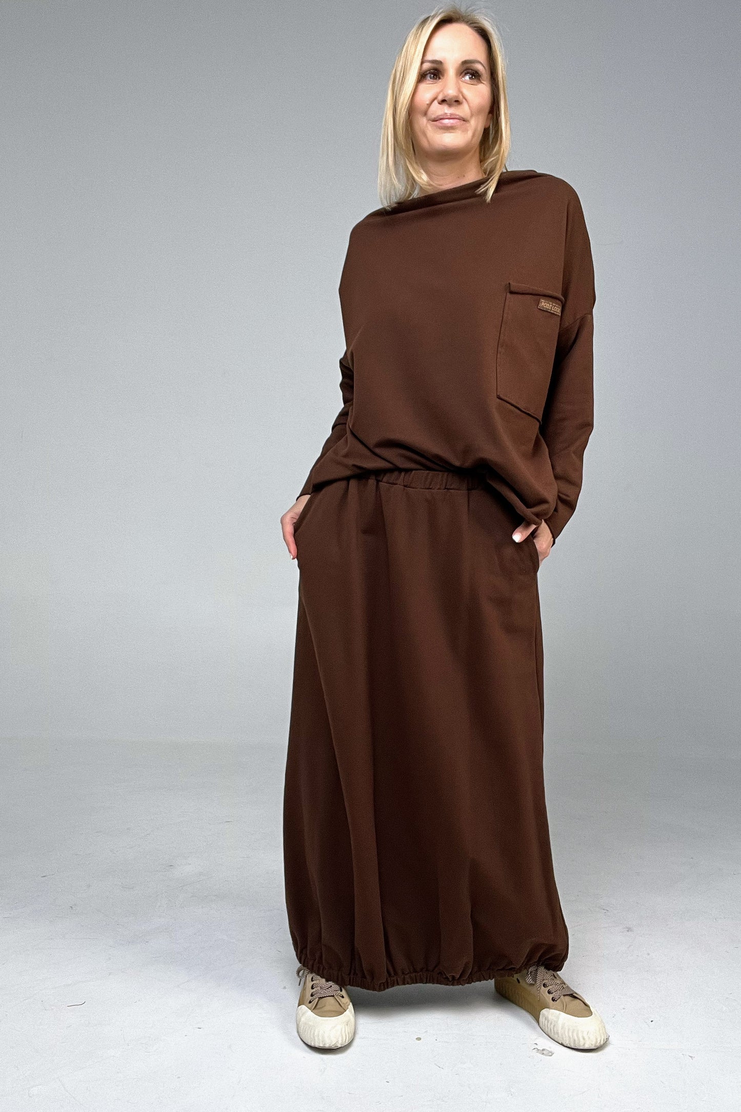 Bluzka oversize Brown