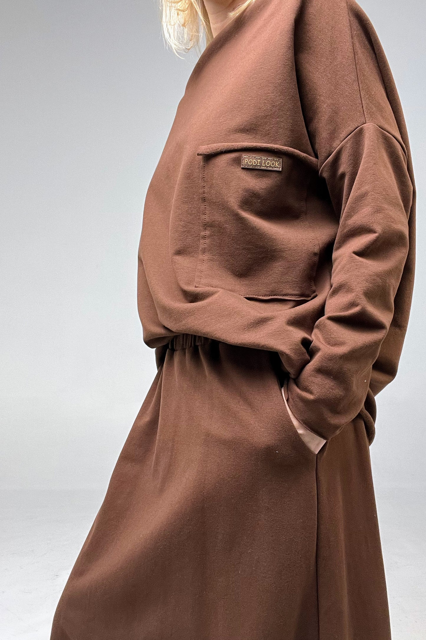 Bluzka oversize Brown