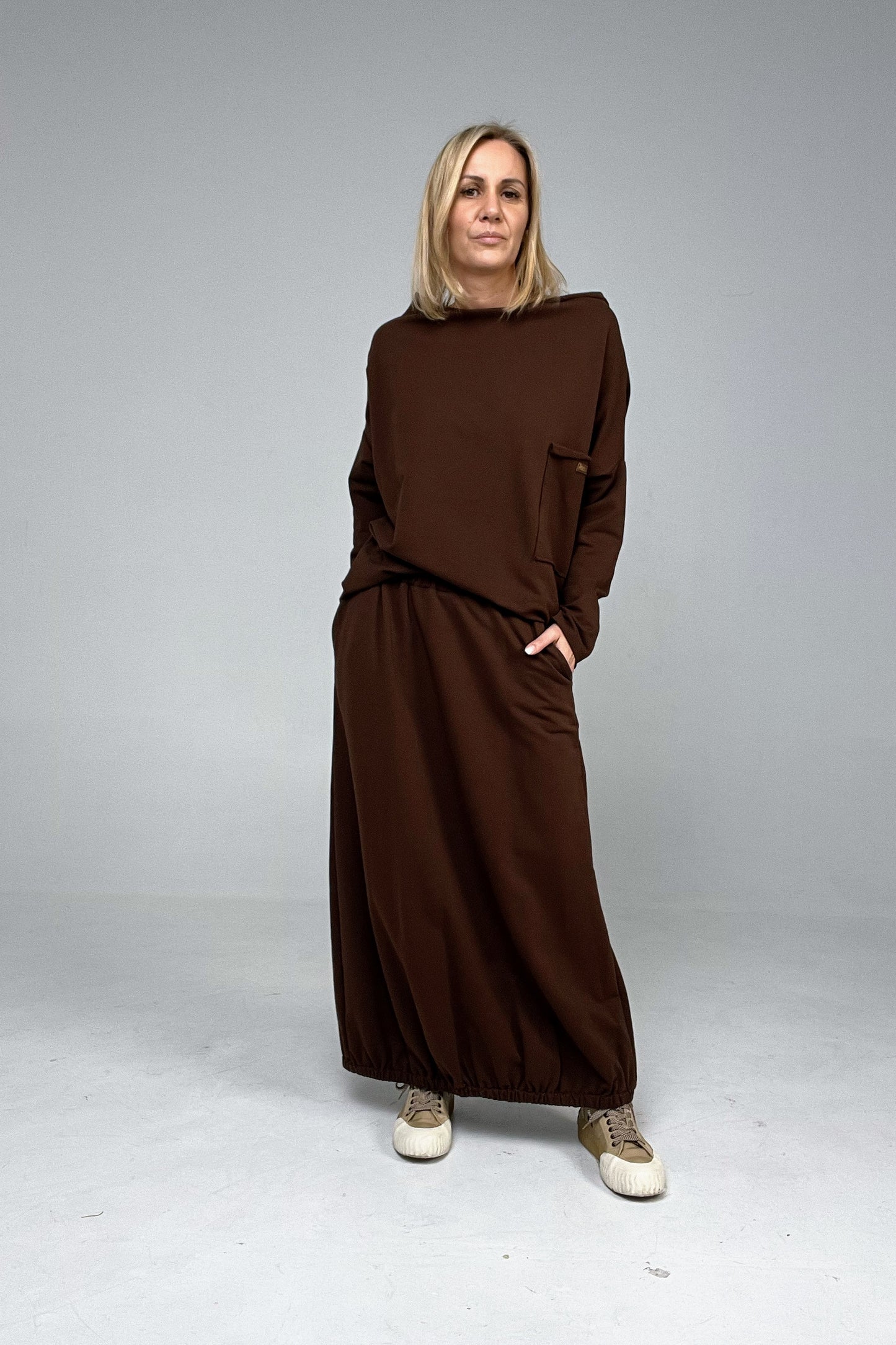 Bluzka oversize Brown