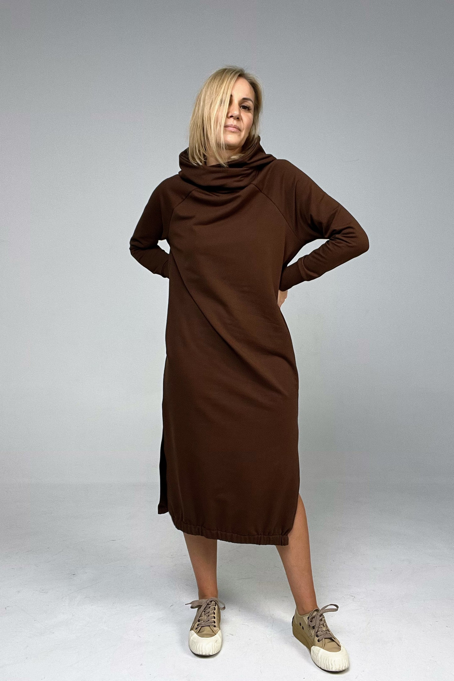 Sukienka Maxi Brown