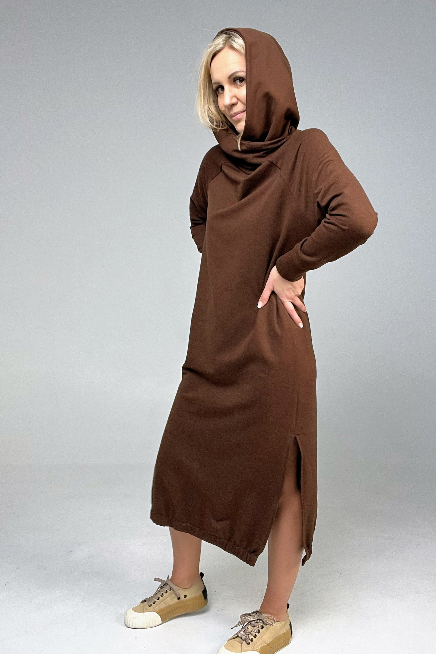 Sukienka Maxi Brown