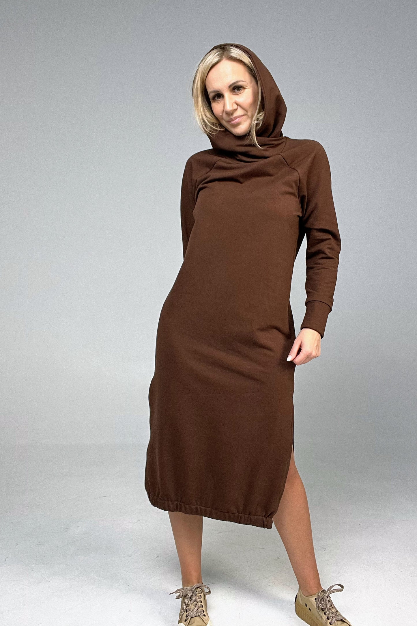 Sukienka Maxi Brown