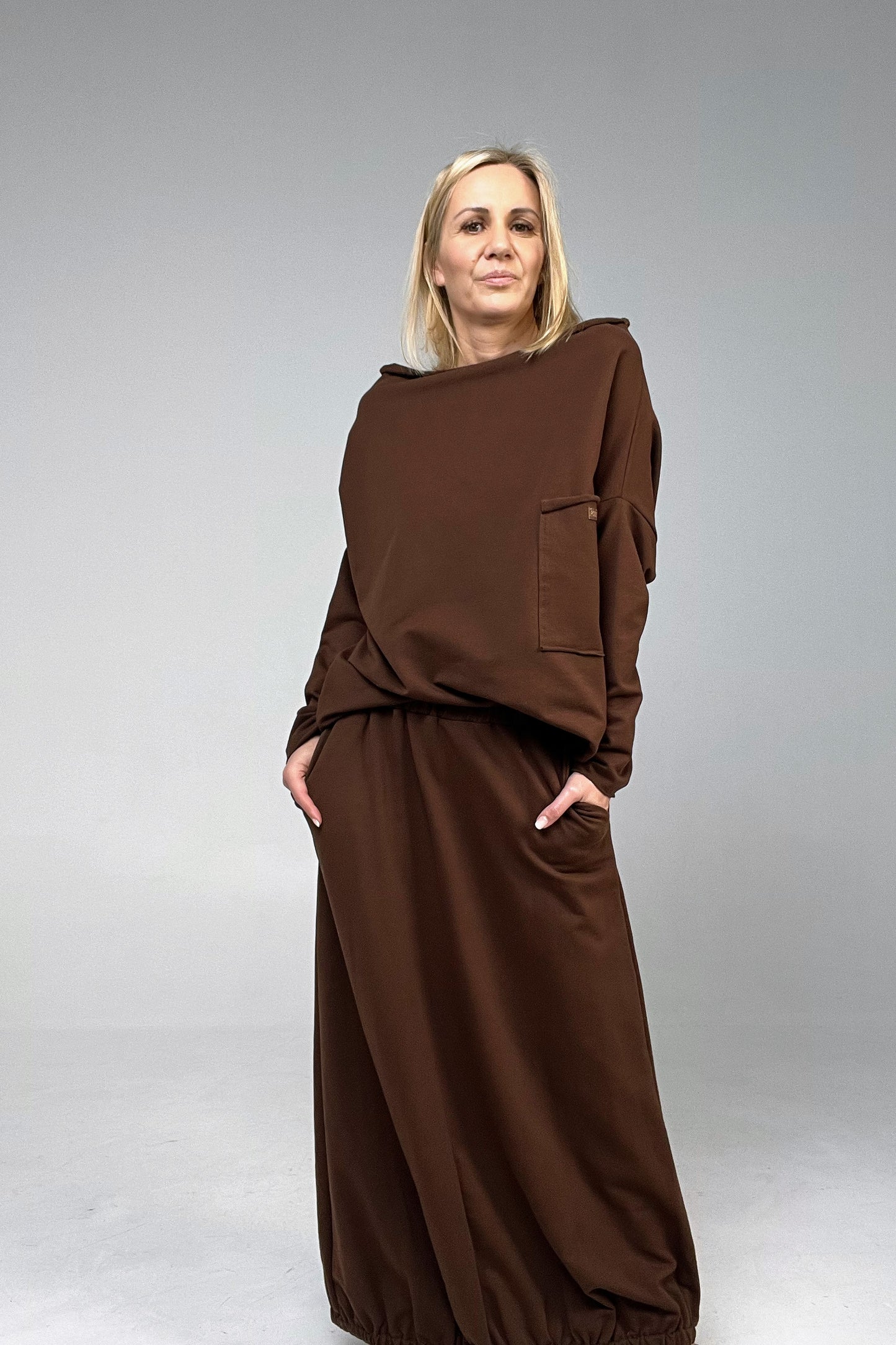 Bluzka oversize Brown