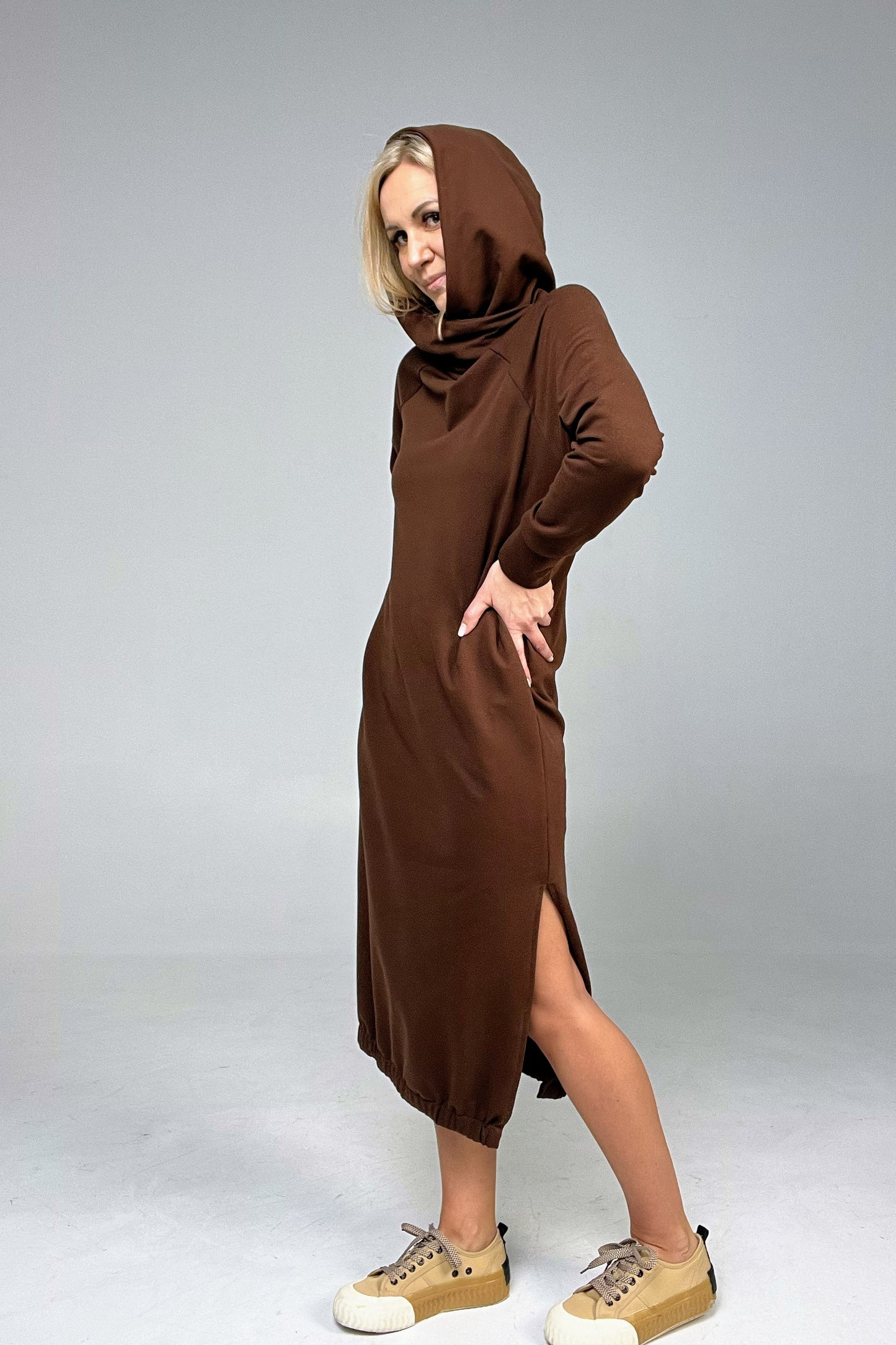 Sukienka Maxi Brown