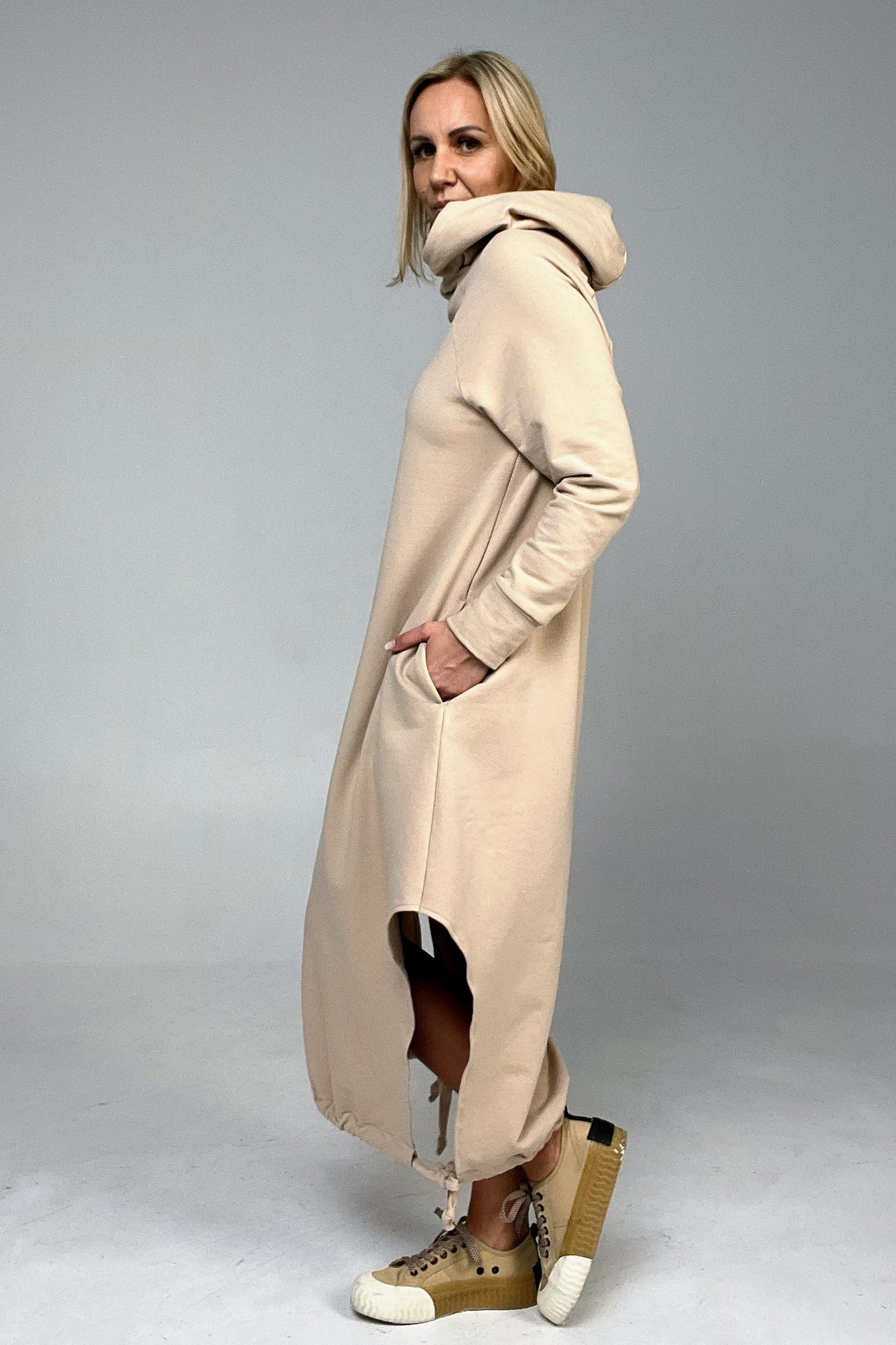 Sukienka Maxi Beige