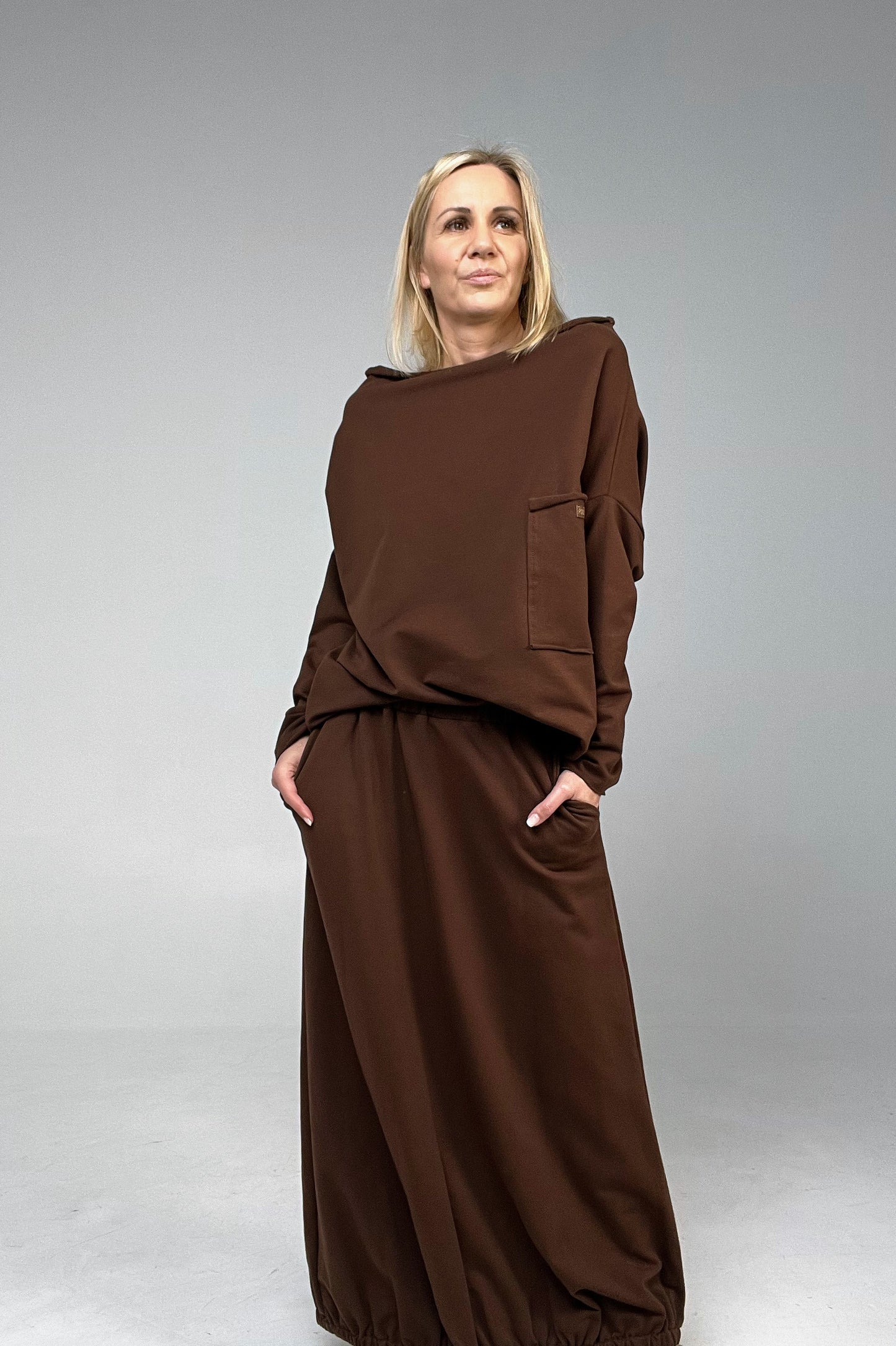 Bluzka oversize Brown