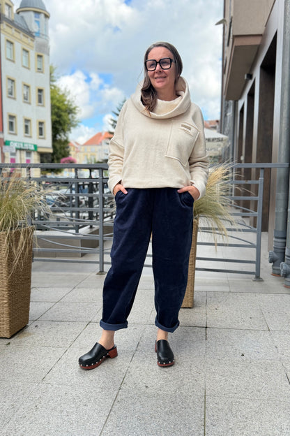 Spodnie balonowe - sztruksowe